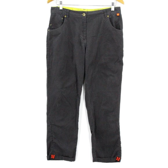 Timeless Elements For McDonald's Jeans Pants Casual Black Flat Front Size 32" - Picture 1 of 10
